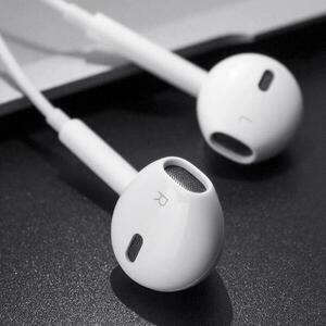 Casti audio cu microfon Lightning White pentru iphone 6/7/8/XS/11/12/13 CU8 N8-5 imagine