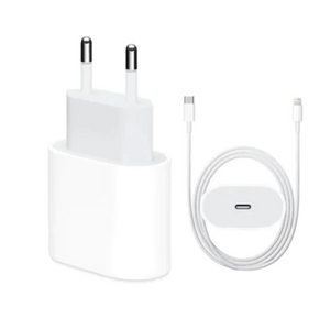 Incarcator compatibil cu Apple Fast Charger USB-C 20W + Cablu USB-C Lightning A8358 N8-5 imagine