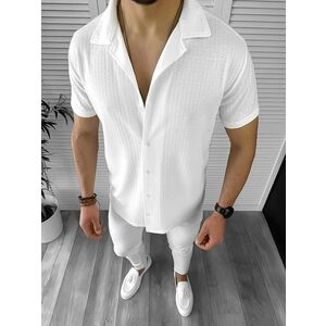 Camasa barbati casual alba 12487 N8-4.2 imagine