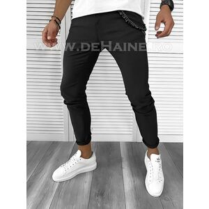 Pantaloni barbati casual negri B9595 D3-4.1 imagine