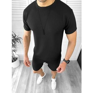Compleu barbati tricou+pantaloni negru 12615 O3-3.1 imagine