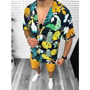 Camasa barbati PREMIUM maneca scurta cu imprimeu 13050 imagine