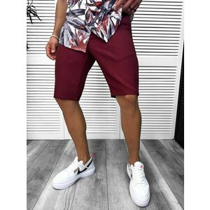 Pantaloni scurti casual grena 13057 imagine