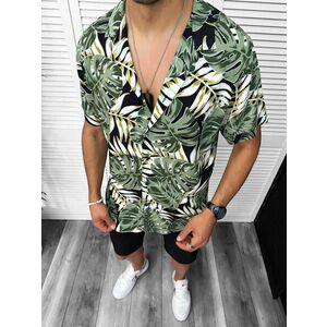 Compleu de vara camasa imprimeu + pantaloni 13071 imagine