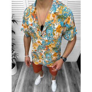 Compleu de vara camasa imprimeu + pantaloni 13077 imagine
