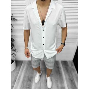 Compleu de vara camasa imprimeu + pantaloni 13103 imagine