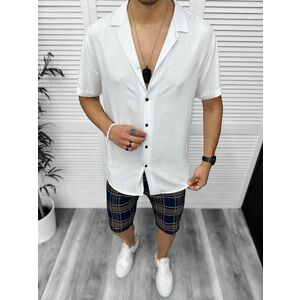 Compleu de vara camasa imprimeu + pantaloni 13104 imagine