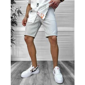 Pantaloni scurti casual bleumarin 13058 imagine