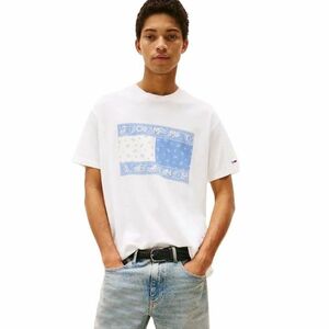 Tricou Tommy Hilfiger TJM RLX PAISLEY FLAG TEEEXT imagine