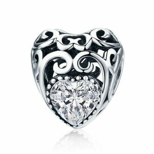 Talisman din argint Vintage Birthstone - Aprilie imagine