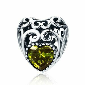 Talisman din argint Vintage Birthstone - August imagine