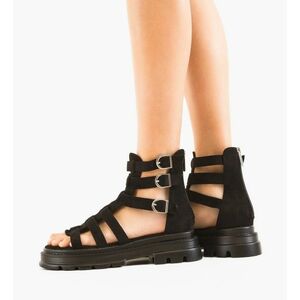 Sandale dama Borhay Negre imagine