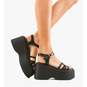 Sandale dama Porter Negre imagine