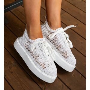 Pantofi Casual Ystory Albi 2 imagine