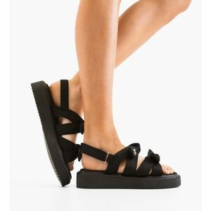 Sandale dama Magkul Negre imagine