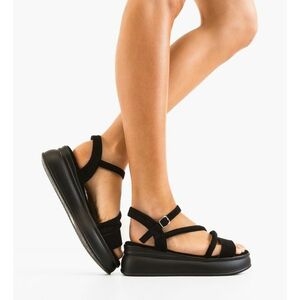 Sandale dama Lageta Negre imagine