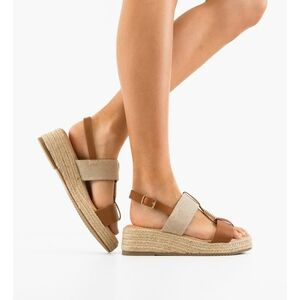 Sandale dama Venny Camel imagine