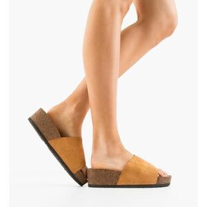 Papuci dama Tapan Camel imagine