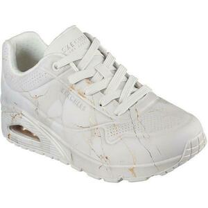 Pantofi sport femei Skechers Uno - Marbel Marvel 155584-OFWT, 37, Alb imagine