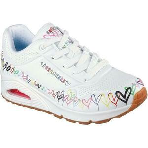 Pantofi sport femei Skechers Uno - Love All Aroun 177917-WMLT, 39, Alb imagine