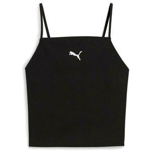 Maiou femei Puma Wardrobe Ess Ribbed Tank Top 62977101, XXL, Negru imagine