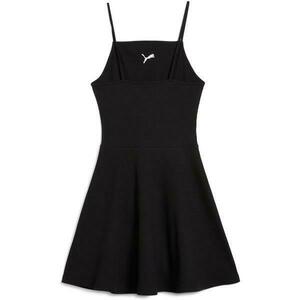 Rochie femei Puma Wardrobe Ess Ribbed Flared Short Dress P 63074301, S, Negru imagine