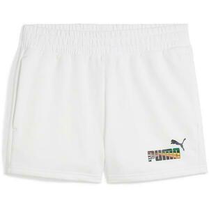 Pantaloni scurti femei Puma Love United Mid-rise Shorts 4 68500302, M, Alb imagine
