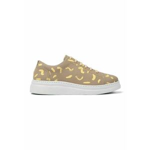 Pantofi sport din piele cu talpa wedge Runner Up Twins 8661 imagine