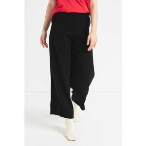 Pantaloni cu talie inalta si croiala ampla imagine