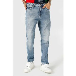 Blugi relaxed fit cu talie medie imagine