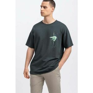 Tricou unisex lejer cu imprimeu abstract imagine