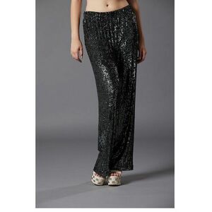 Pantaloni drepti cu paiete Manuela imagine