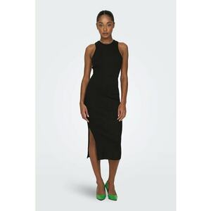 Rochie striata fara maneci imagine