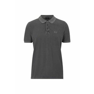 Tricou polo cu fenta cu nasturi Ambrosio imagine