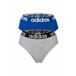Set de chiloti tanga cu banda logo in talie - 2 perechi imagine