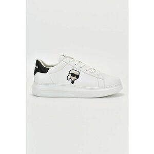 Pantofi sport de piele cu aplicatie logo imagine