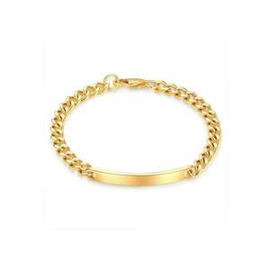 Bratara lant placata cu aur de 14K imagine