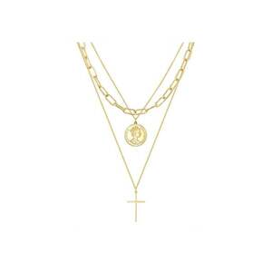 Set de coliere placate cu aur de 14K si decorate cu talismane imagine