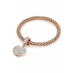 Bratara placata cu aur de 14K si decorata cu cristale 22547 imagine