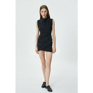 Rochie mini cu pliuri imagine