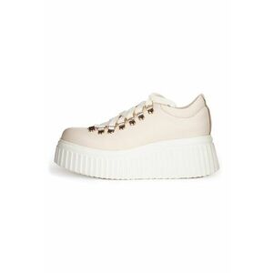 Pantofi sport wedge de piele Kim imagine
