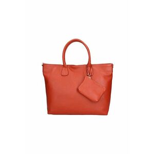 Geanta shopper de piele cu etui mic imagine
