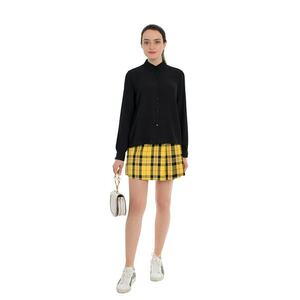 Fusta cu model in carouri Tereza imagine