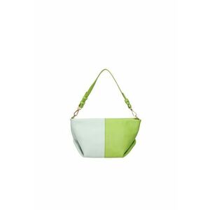 Geanta crossbody din piele cu model in doua tonuri imagine