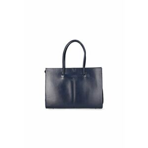 Geanta shopper de piele cu fermoar imagine