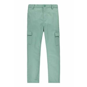 Pantaloni cargo de bumbac cu talie inalta imagine