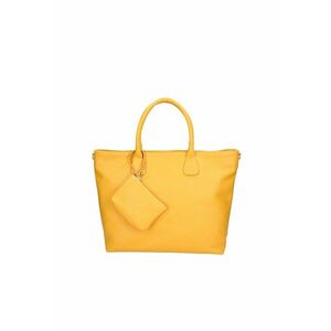 Geanta shopper de piele cu etui mic imagine