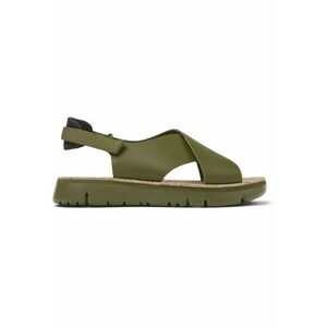 Sandale de piele cu insertii textile Oruga imagine