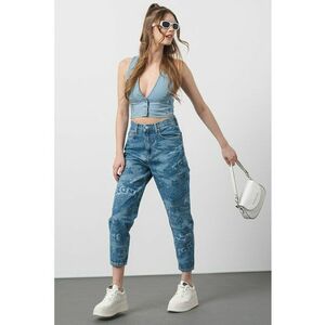 Bluza crop de bumbac organic imagine