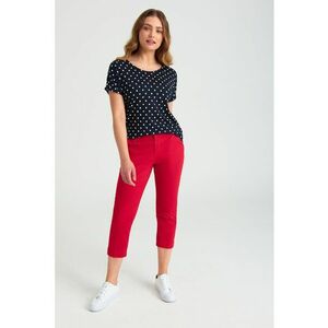 Tricou din amestec de modal cu maneci plisate imagine